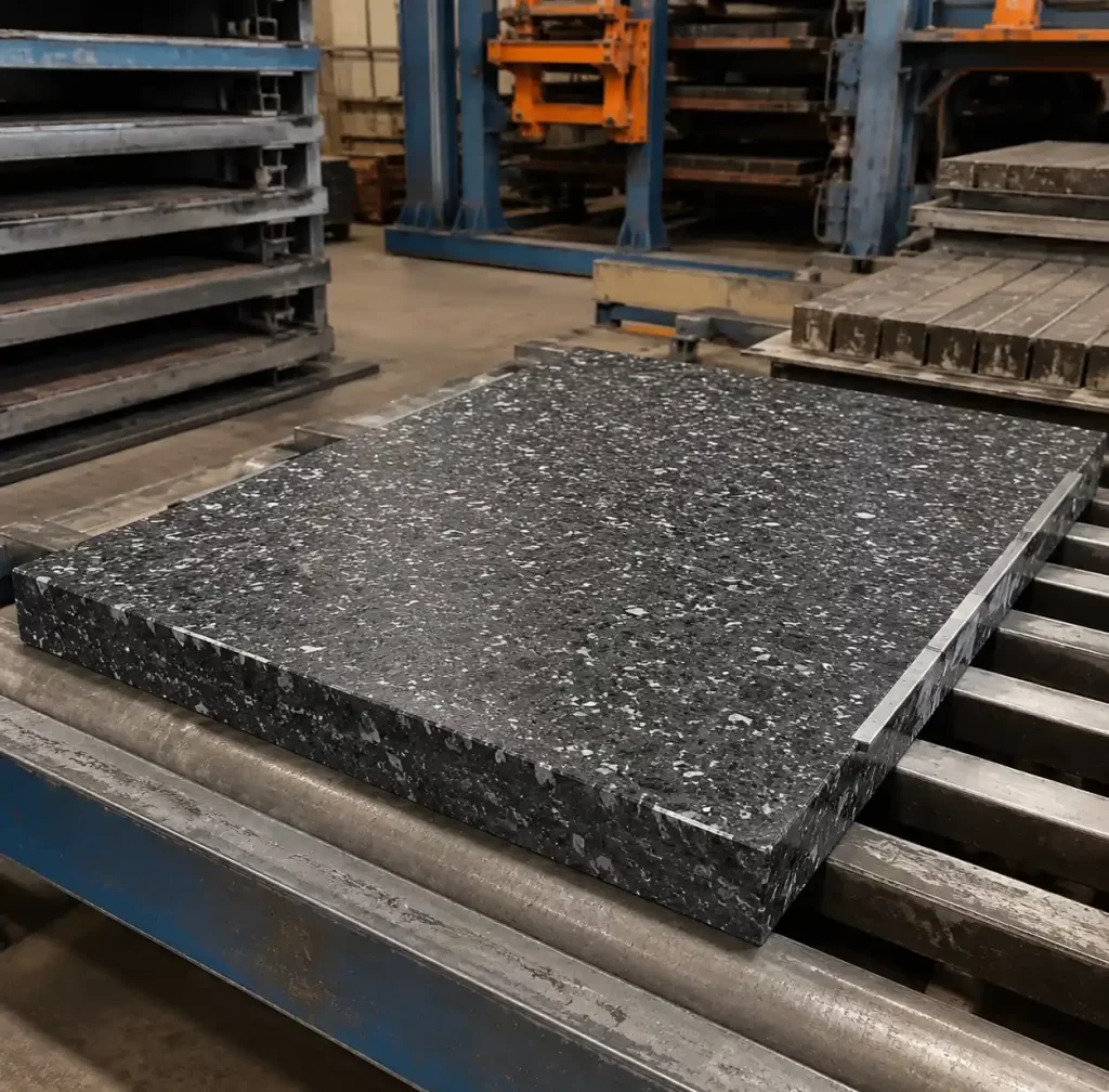 GMT pallet with fiber-reinforced composite construction for brick production
