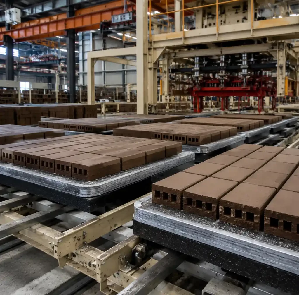 Operational benefits of European compliant GMT pallets in brick production