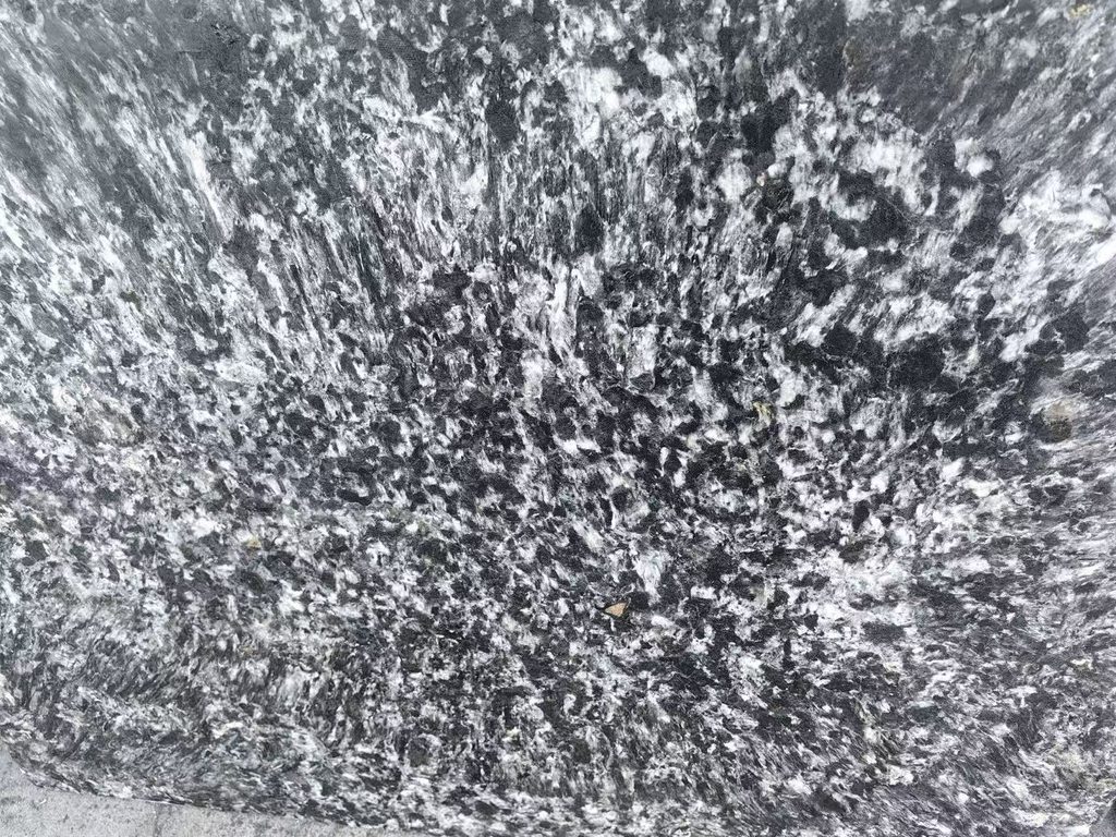 Close-up of GMT pallet composite material showing glass fiber reinforcement