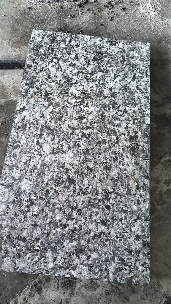 Close-up of GMT pallet smooth molded surface texture