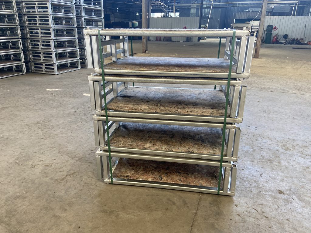 Automated brick production line in Indian factory using GMT pallets